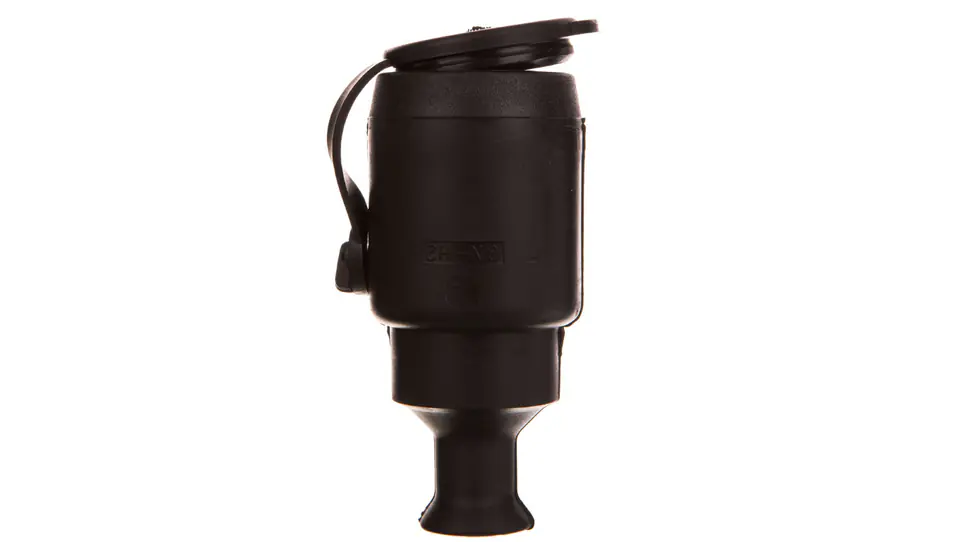 ⁨Portable socket 16A 250V IP44 black GN-H2⁩ at Wasserman.eu