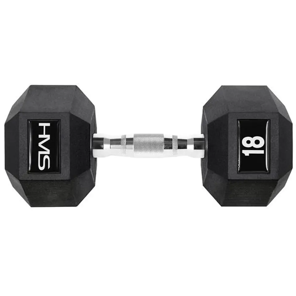 ⁨Dumbbell 18 kg HMS HEX-PRO 18⁩ at Wasserman.eu