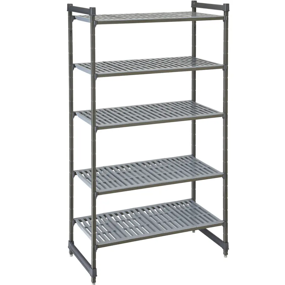 ⁨Regał magazynowy z kompozytu 4 wentylowane półki Camshelving Basics Plus 915 x 460 x 1830 mm⁩ w sklepie Wasserman.eu