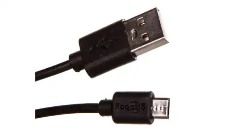 ⁨Przewód FastCharge 2-2,5A USB 2.0 High Speed 1m USB - microUSB 72227⁩ w sklepie Wasserman.eu