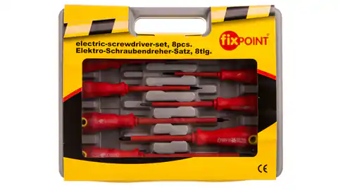 ⁨A set of screwdrivers in a suitcase of 8 pcs. 77113⁩ at Wasserman.eu