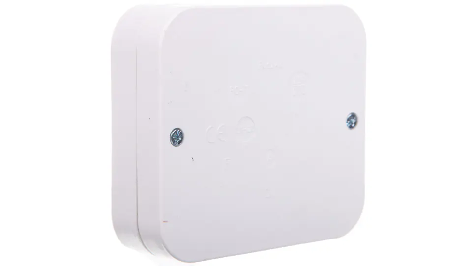 ⁨Puszka hermetyczna 5x2,5mm2 90x80x24 IP20 bez dławnic z wkładem biała POT⁩ w sklepie Wasserman.eu