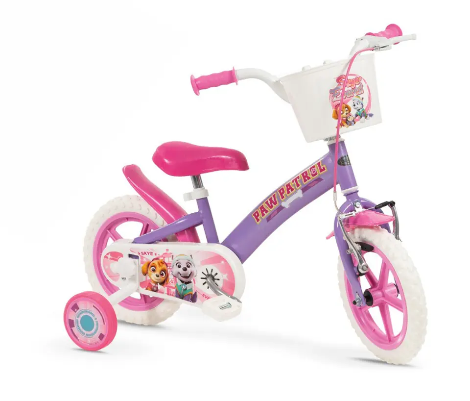 ⁨Children's Bike 12" Paw Patrol Purple 1180 Girl TOIMSA⁩ at Wasserman.eu