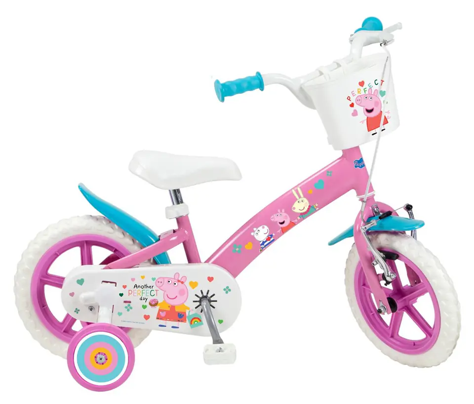 ⁨Children's bicycle 12" Peppa Pig pink 1195 Pink TOIMSA⁩ at Wasserman.eu