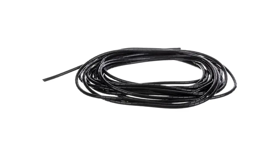 ⁨Wąż osłonowy spiralny 8/6,5mm czarny SP6BK /10m/⁩ w sklepie Wasserman.eu