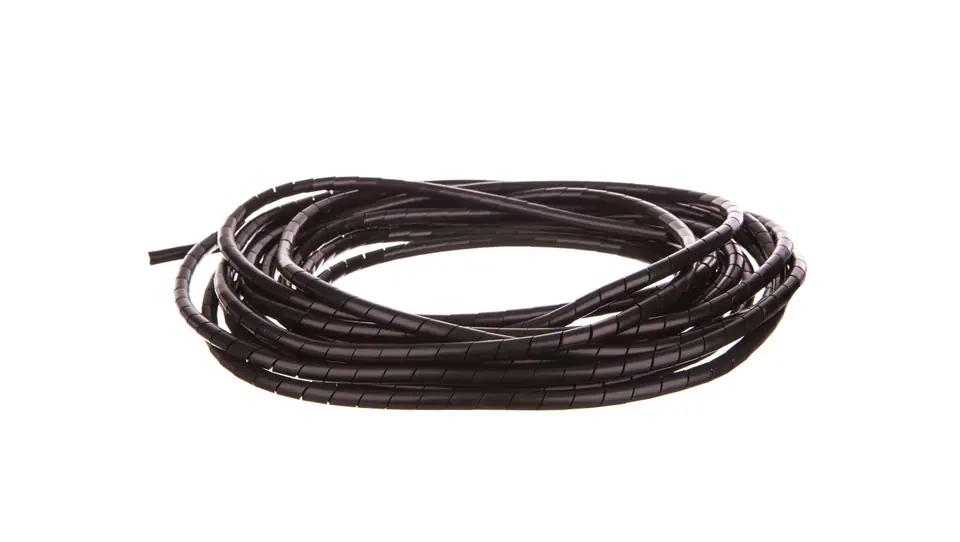 ⁨Spiral sheath hose 10/8,2mm black SP9BK /10m/⁩ at Wasserman.eu