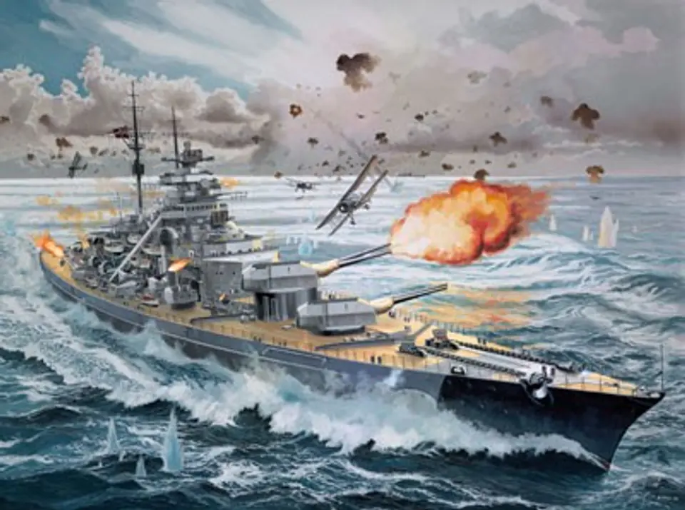 ⁨Battleship BISMARCK⁩ at Wasserman.eu