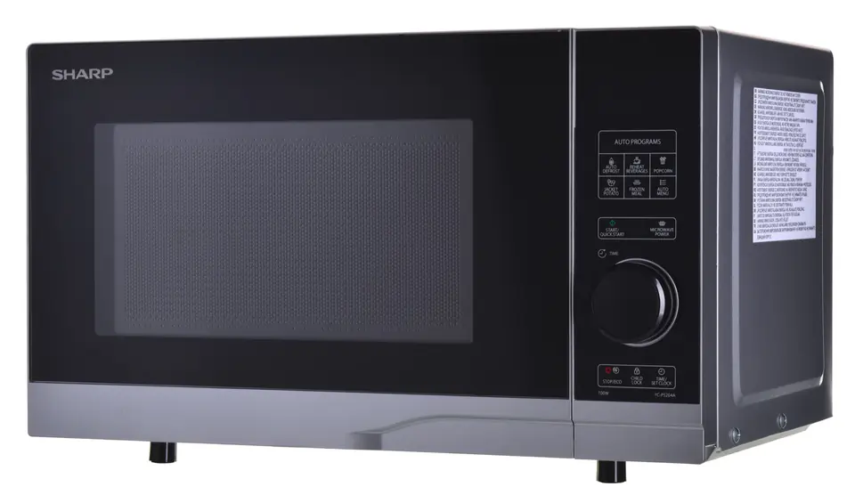 ⁨SHARP YC-PS204AE-S MICROWAVE OVEN Unpacked⁩ at Wasserman.eu