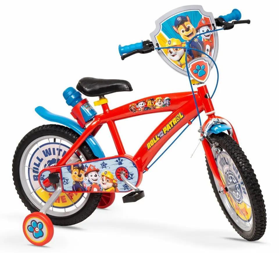 ⁨Children's Bike 16" Paw Patrol Red 1678 NEW TOIMSA⁩ at Wasserman.eu