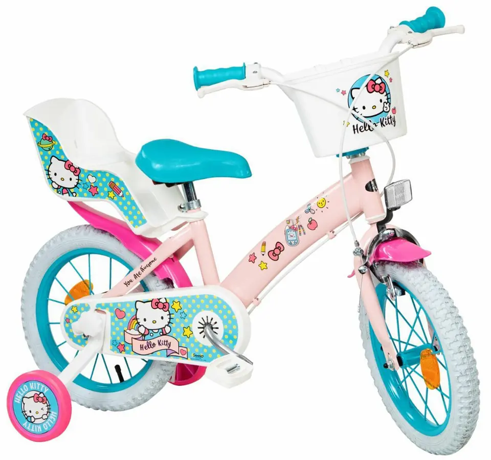 ⁨Children's bicycle 14" Hello Kitty TOIMSA 1449⁩ at Wasserman.eu