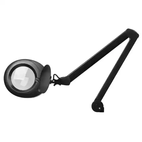 ⁨Lamp magnifier Elegante 6025 60 led smd 5d black for worktop⁩ at Wasserman.eu