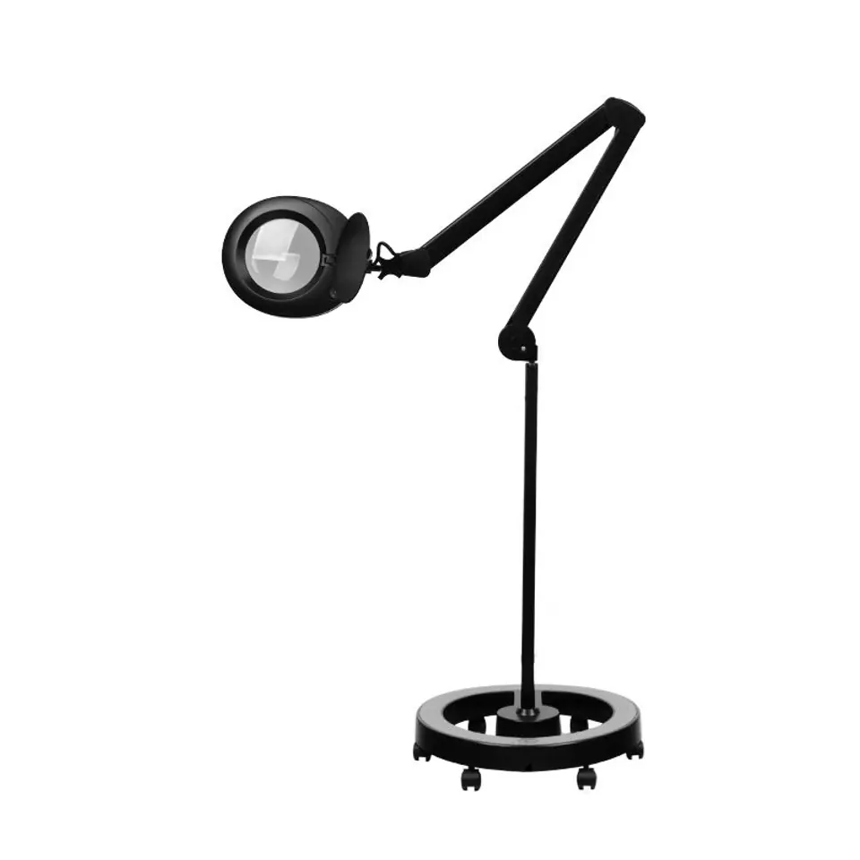 ⁨Lamp magnifier Elegante 6025 60 led smd 5d black with tripod⁩ at Wasserman.eu