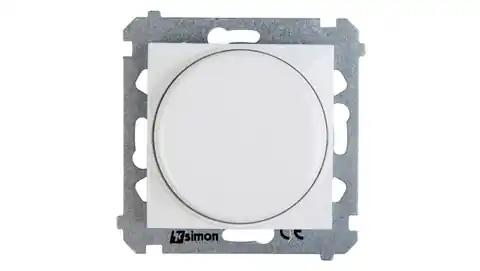 ⁨Simon 54 Ściemniacz naciskowo-obrotowy 20-500W biały DS9T.01/11⁩ w sklepie Wasserman.eu
