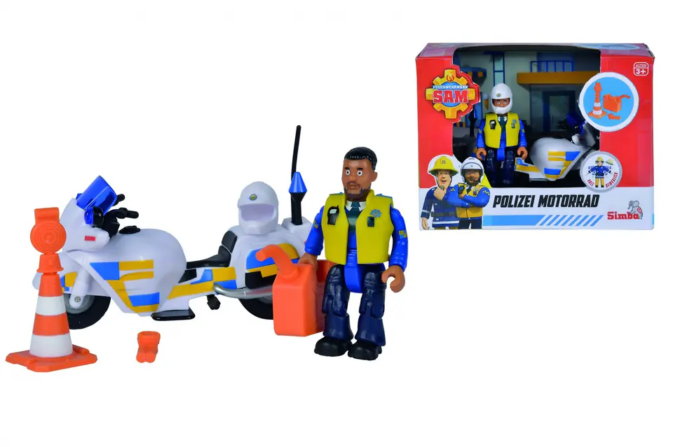 ⁨Fireman Sam Police Motor with figurine⁩ at Wasserman.eu