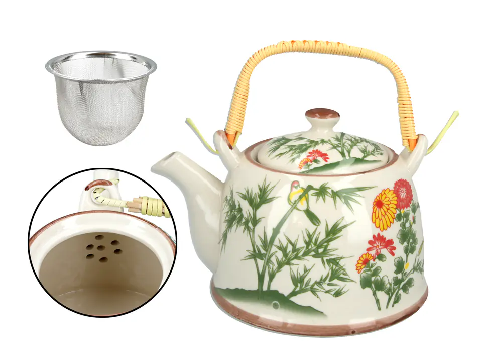 ⁨Czajnik ceramiczny z zaparzaczem⁩ w sklepie Wasserman.eu