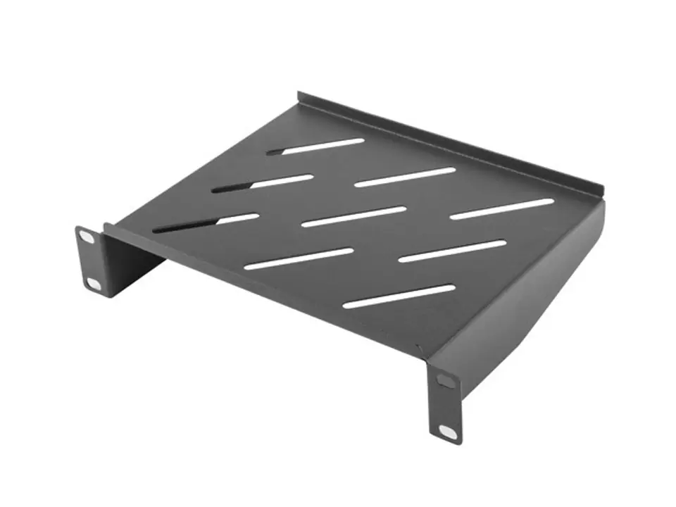 Fixed Shelf 1U 10 inch; 254x180mm black at Wasserman.eu
