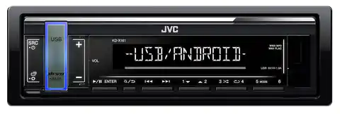⁨JVC KD-X161 Auto Media-Receiver Schwarz 200 W⁩ im Wasserman.eu