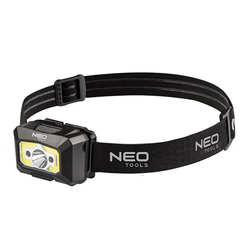 ⁨USB rechargeable headlamp 250 lm COB LED + motion sensor⁩ at Wasserman.eu