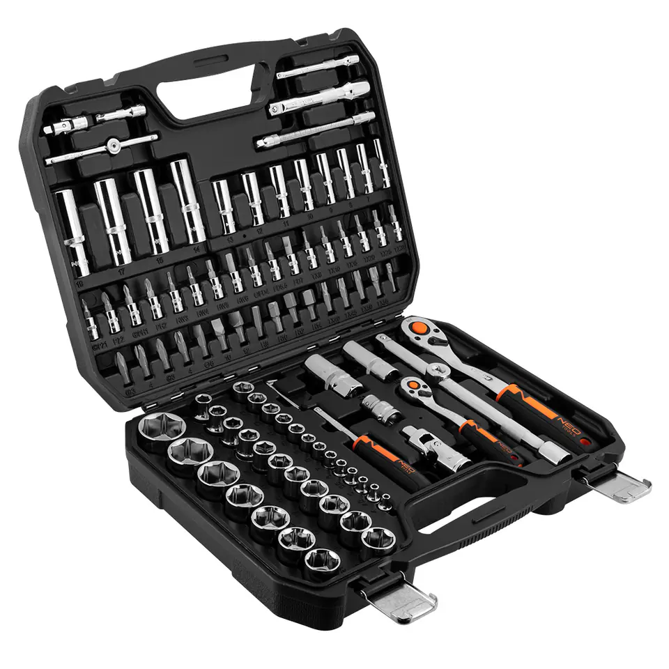 ⁨Socket wrenches, 1/4", 1/2", CrV, set of 94 pcs.⁩ at Wasserman.eu