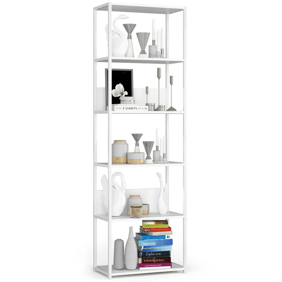 REGAŁ METALOWY LOFT 600 BIAŁY/BIAŁY w sklepie Wasserman.eu
