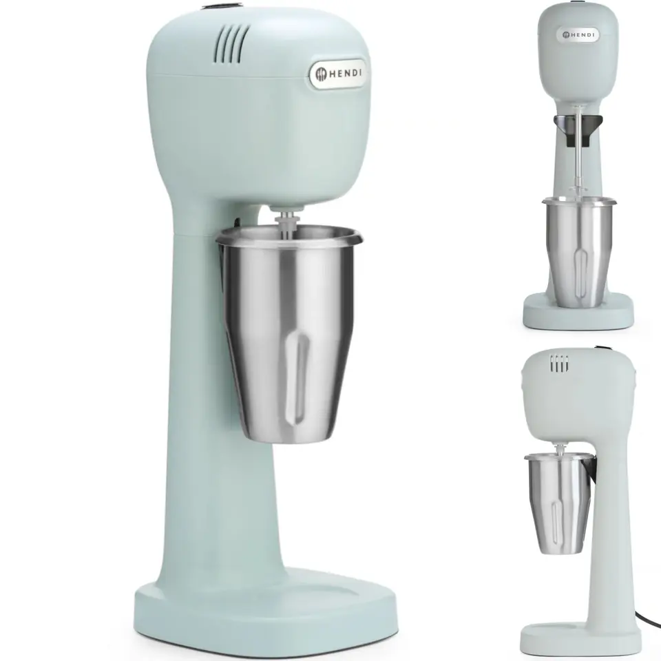 Shaker spieniacz do koktajli mlecznych 400 W niebieski - Hendi 221655 w sklepie Wasserman.eu