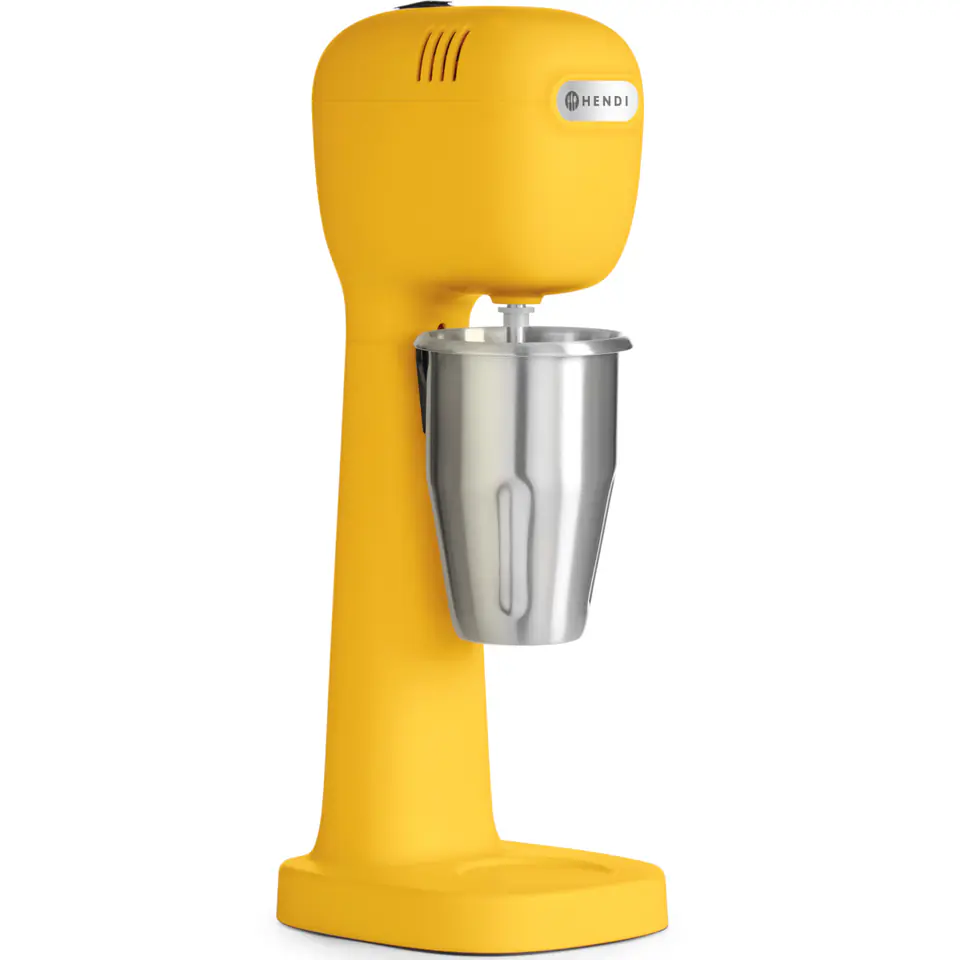 Shaker spieniacz do koktajli mlecznych 400 W żółty - Hendi 221631 w sklepie Wasserman.eu