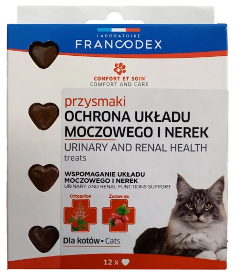 ⁨Francodex Przysmak dla kota wspomagający układ moczowy i nerki 12szt. [FR170416]⁩ w sklepie Wasserman.eu