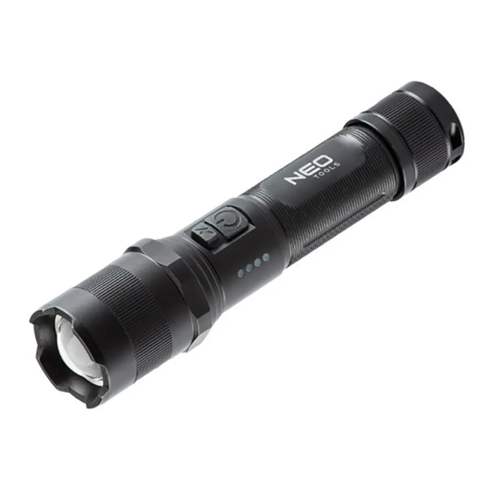 ⁨USB Rechargeable Flashlight 1000 lm OSRAM P9 LED⁩ at Wasserman.eu