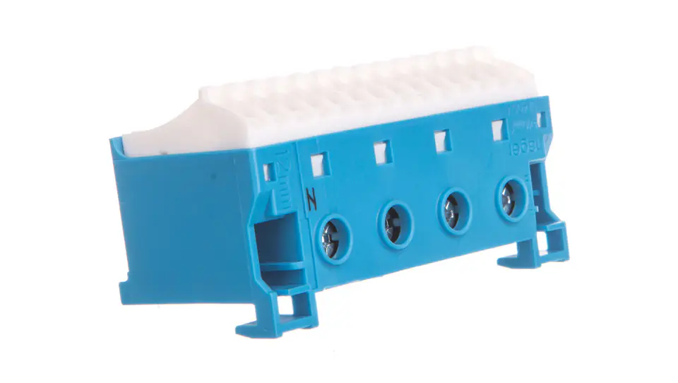 ⁨Block Samocrimps 63A QC blue 18 connections 33x75x34mm KN18N⁩ at Wasserman.eu