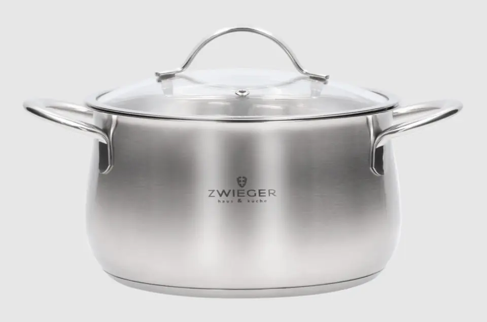 ⁨ZWIEGER PRACTI PLUS Garnek z pokrywką 20cm 3,6L⁩ w sklepie Wasserman.eu