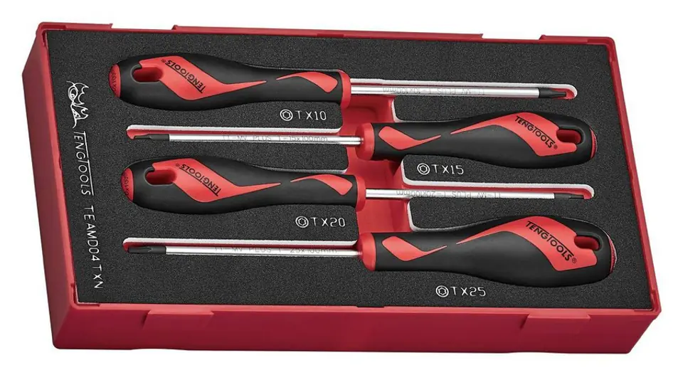 ZESTAW WKRĘTAKÓW TORX TEAMD04TXN, 4SZT. w sklepie Wasserman.eu