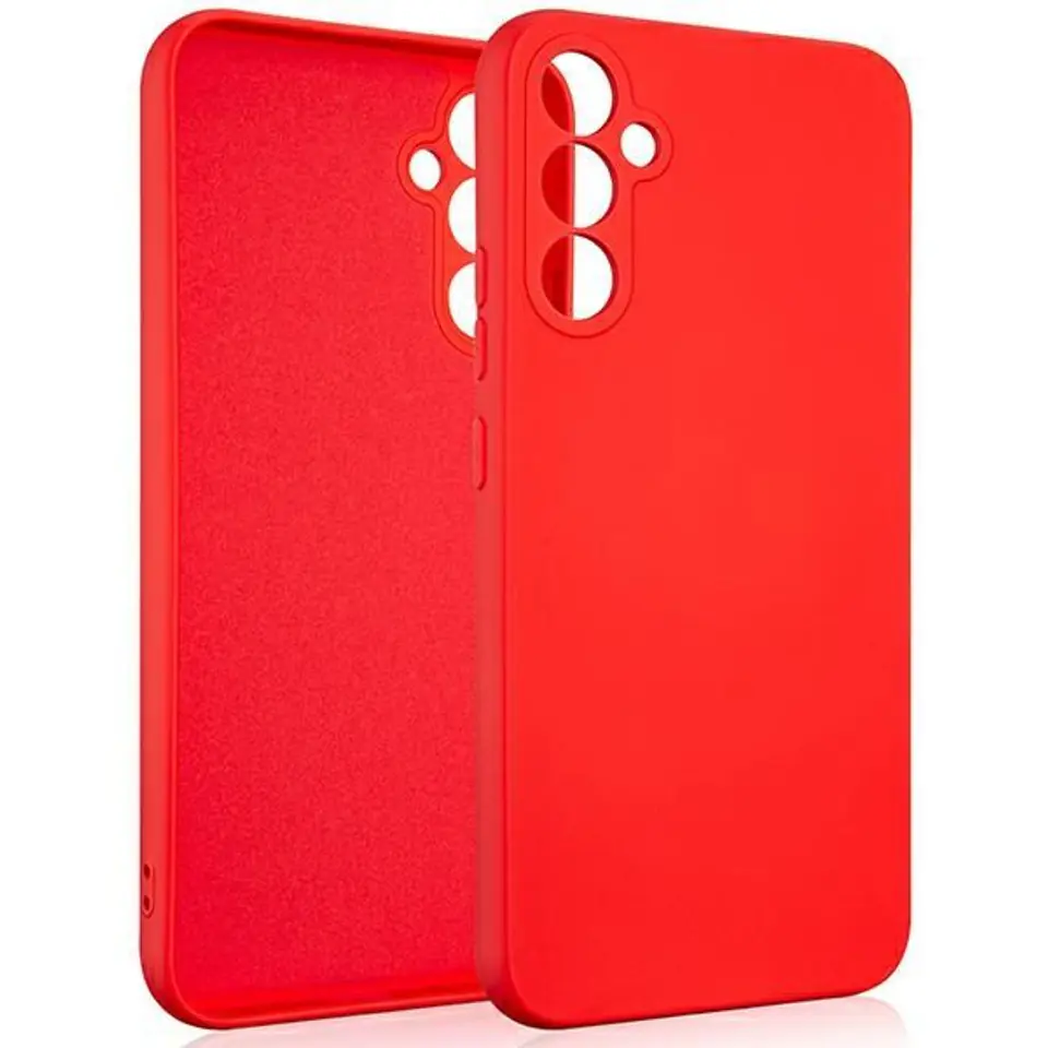 ⁨Beline Etui Silicone Samsung A54 5G A546 czerwony/red⁩ w sklepie Wasserman.eu