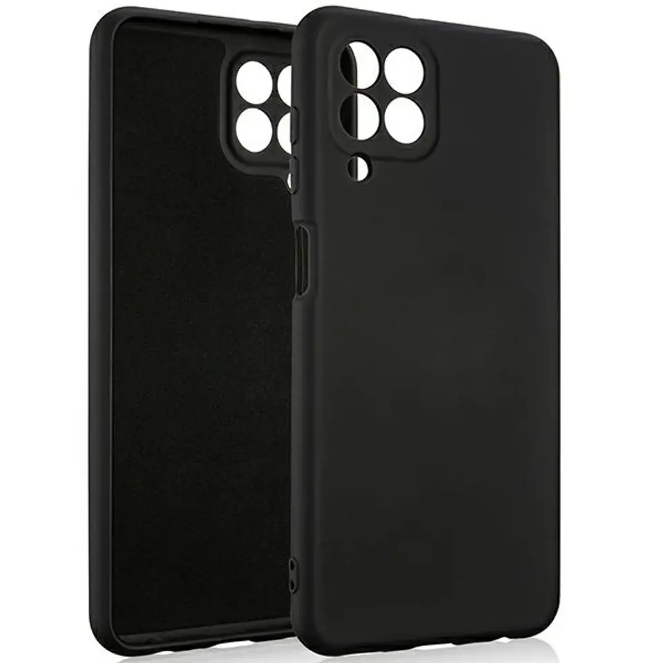 ⁨Beline Etui Silicone Samsung M33 5G M336 czarny/black⁩ w sklepie Wasserman.eu