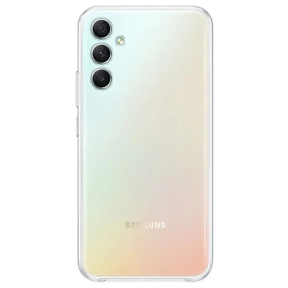 ⁨Etui Samsung EF-QA346CTEGWW A34 5G A346 przezroczysty/transparent Soft Clear Cover⁩ w sklepie Wasserman.eu