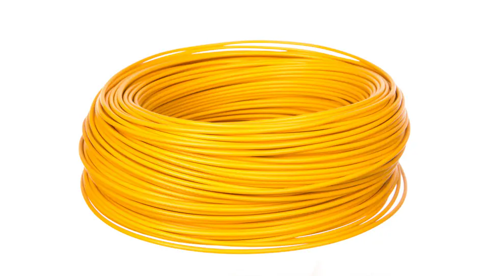 ⁨Installation cable H05V-K 1 yellow 29121 /100m/⁩ at Wasserman.eu