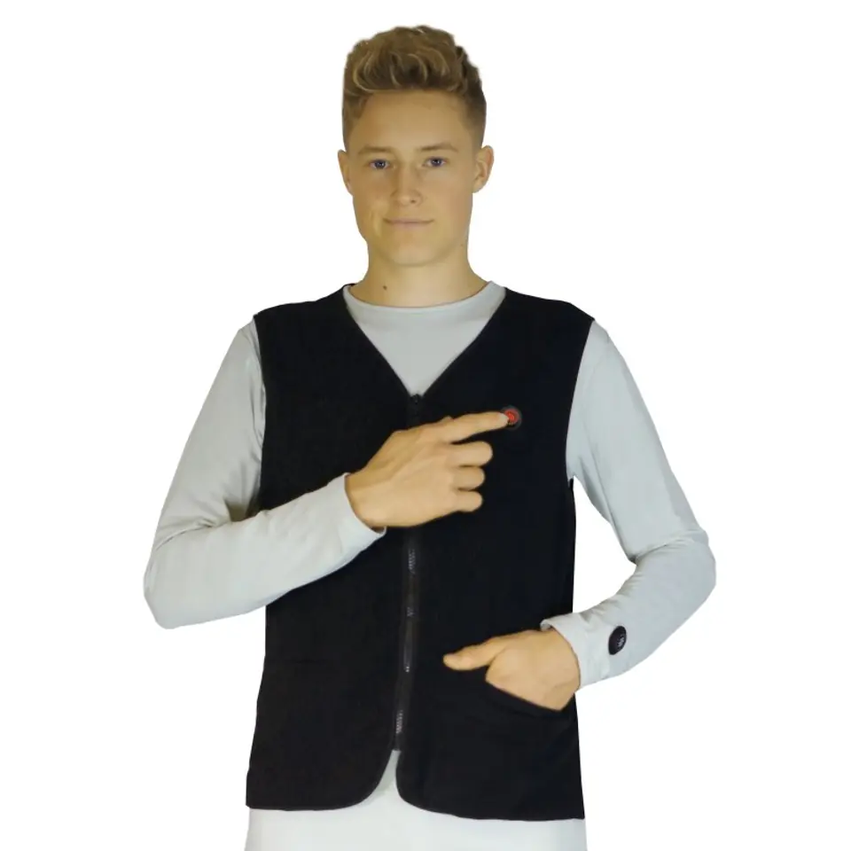 ⁨Ogrzewana kamizelka z polaru, rozmiar: M, L, XL, XXL⁩ w sklepie Wasserman.eu