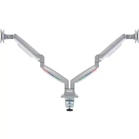 ⁨One-Touch Height Adjustable Dual Monitor Arm⁩ at Wasserman.eu