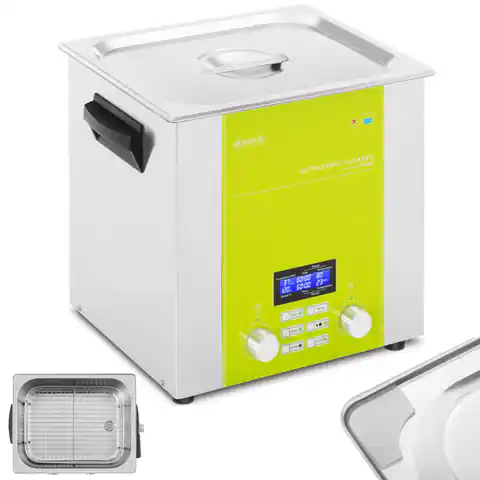 ⁨Myjka wanna ultradźwiękowa oczyszczacz LED 10 l 320 W⁩ w sklepie Wasserman.eu