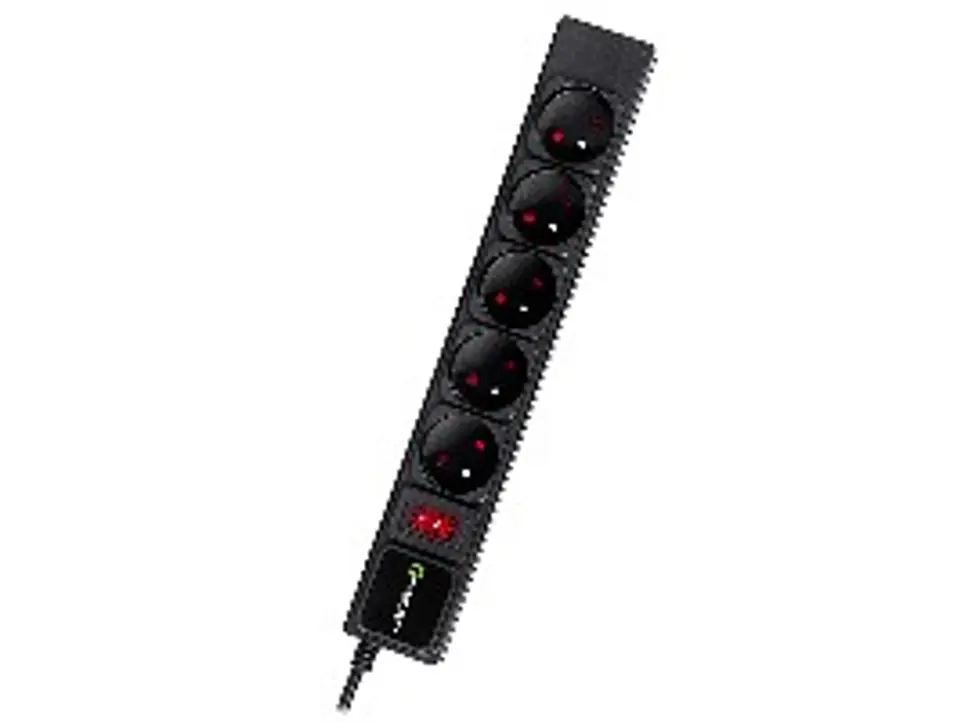 TRACER PowerGear 5m Black power strip at Wasserman.eu