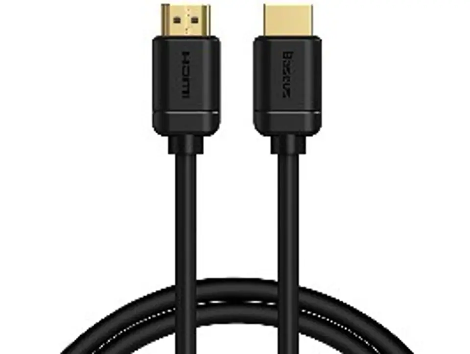 ⁨Baseus HDMI 2.0 cable, 4K 60Hz, 3D, HDR, 18Gbps, 1m (black)⁩ at Wasserman.eu