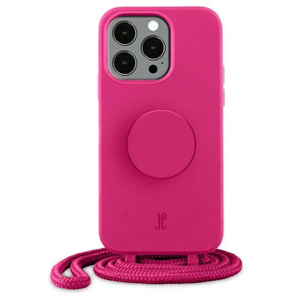 ⁨Etui JE PopGrip iPhone 13 Pro 6,1" różowy/orchid flower 30072 (Just Elegance)⁩ w sklepie Wasserman.eu