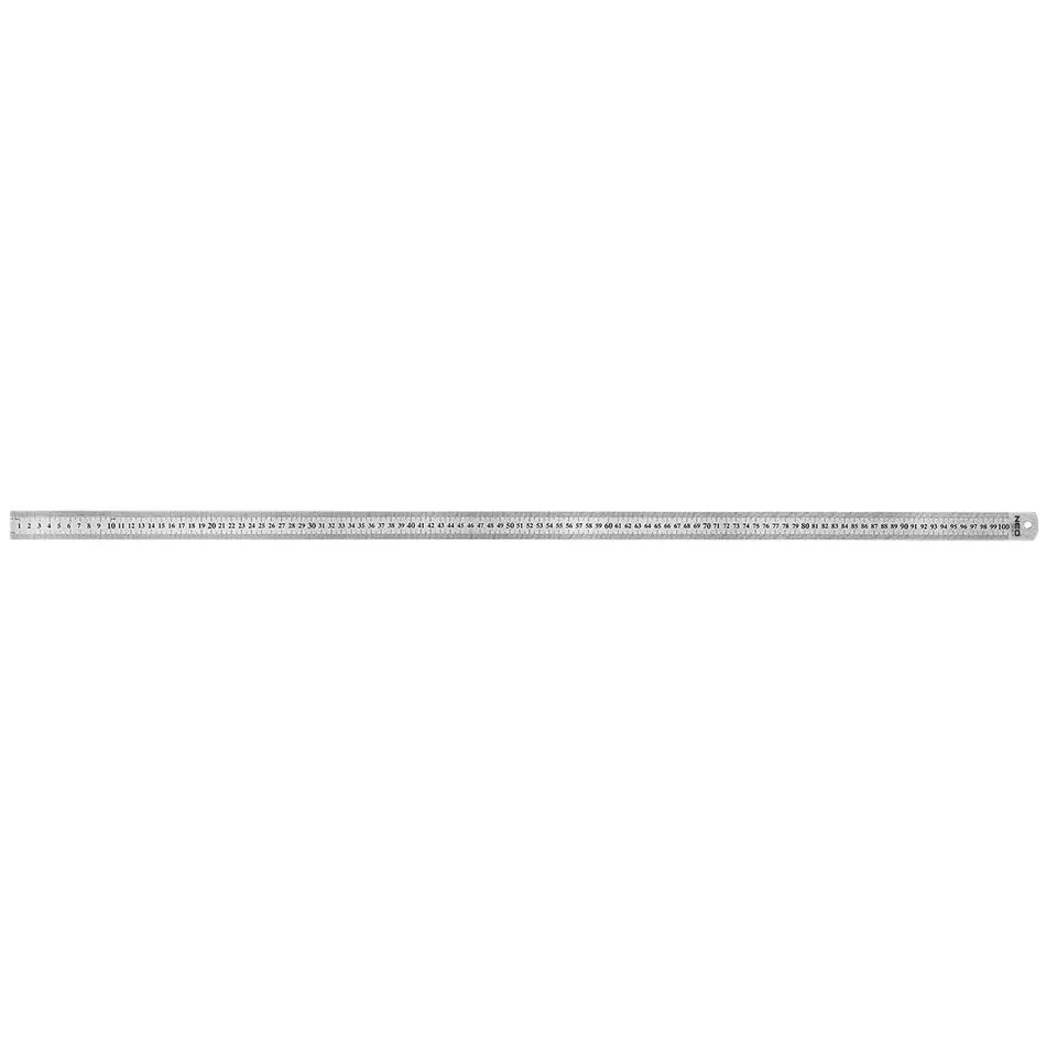 ⁨Przymiar liniowy 100 cm, stal nierdzewna⁩ w sklepie Wasserman.eu