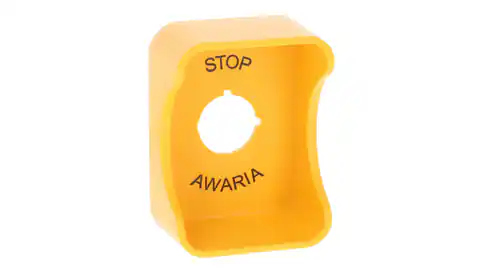 ⁨Emergency button cover with mounting diameter 22mm yellow W0-COVER DR 22MM⁩ at Wasserman.eu