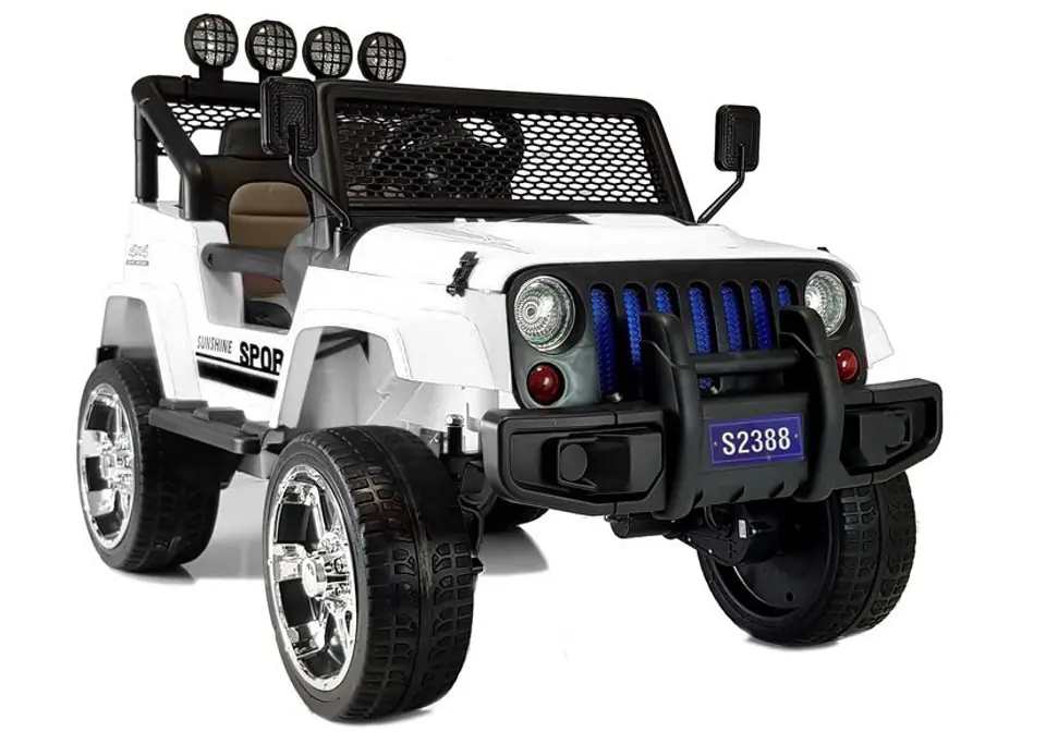 Auto na Akumulator S2388 Jeep Biały 4x45W w sklepie Wasserman.eu