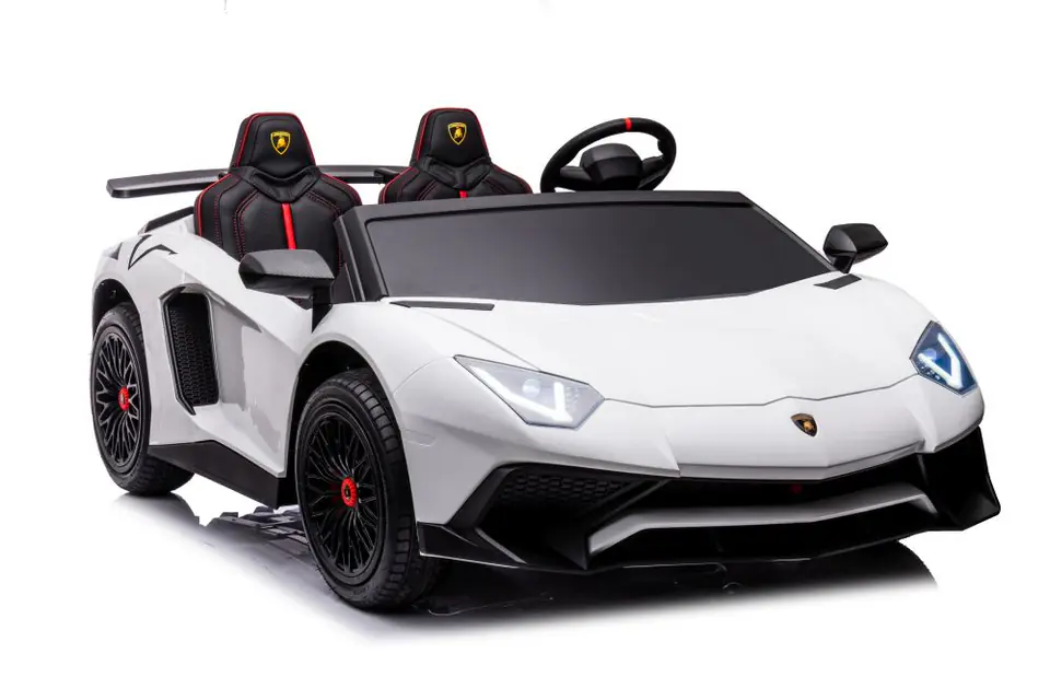 ⁨Auto Na Akumulator Lamborghini XXL A8803 Białe 24V⁩ w sklepie Wasserman.eu