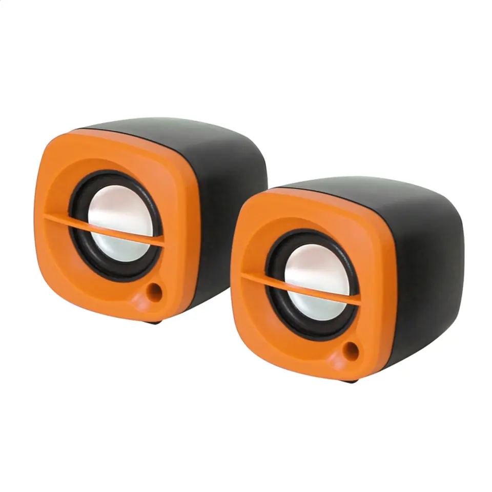 ⁨OMEGA SPEAKER GŁOŚNIK 2.0 6W USB ORANGE [43043]⁩ w sklepie Wasserman.eu