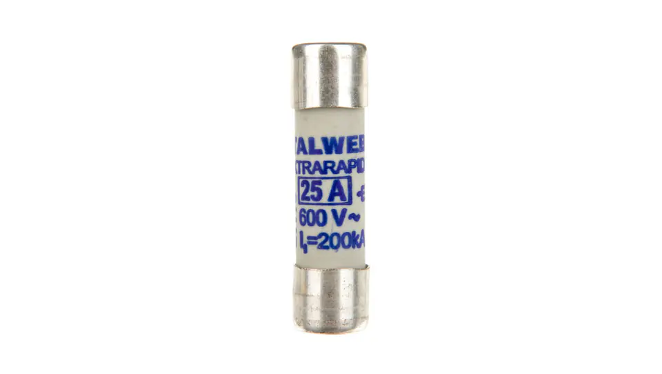 ⁨Wkładka bezpiecznikowa cylindryczna 10x38mm 25A aR 600V CH10UQ 002625013⁩ w sklepie Wasserman.eu