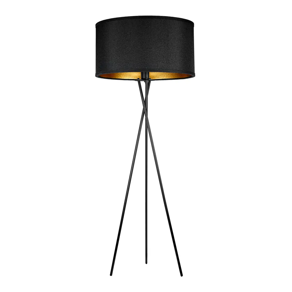 ⁨KYLO 1P E27, lampa stojąca, max. 60W, czarna, trójnóg skręcony⁩ w sklepie Wasserman.eu