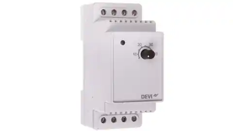 ⁨Thermostat Devireg 330 230V 16A 5-45C IP20 white 140F1072⁩ at Wasserman.eu