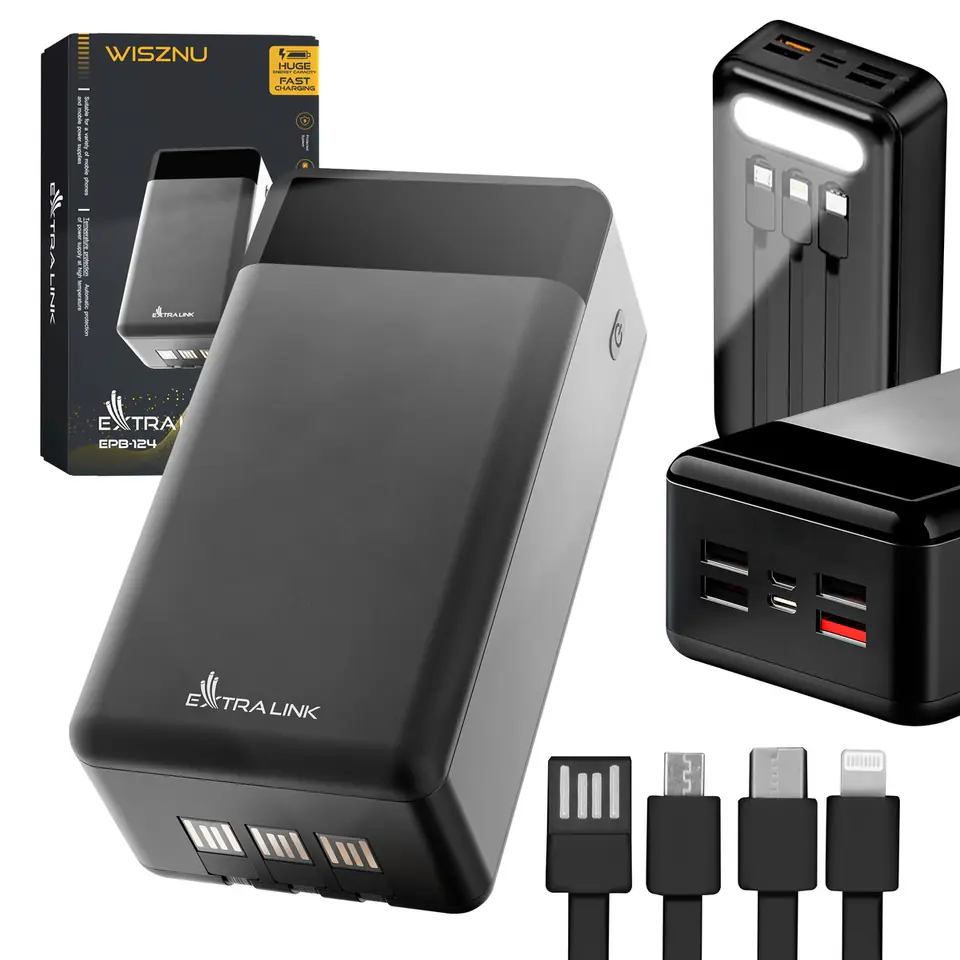 ⁨Powerbank EPB-124 EX.19522 black⁩ at Wasserman.eu